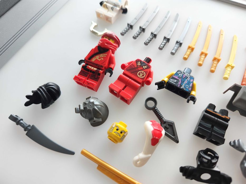 Lego mix NinjaGo i Ninja, różne klocki do zestawów