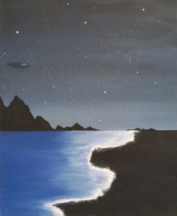 Tela pintada à mão