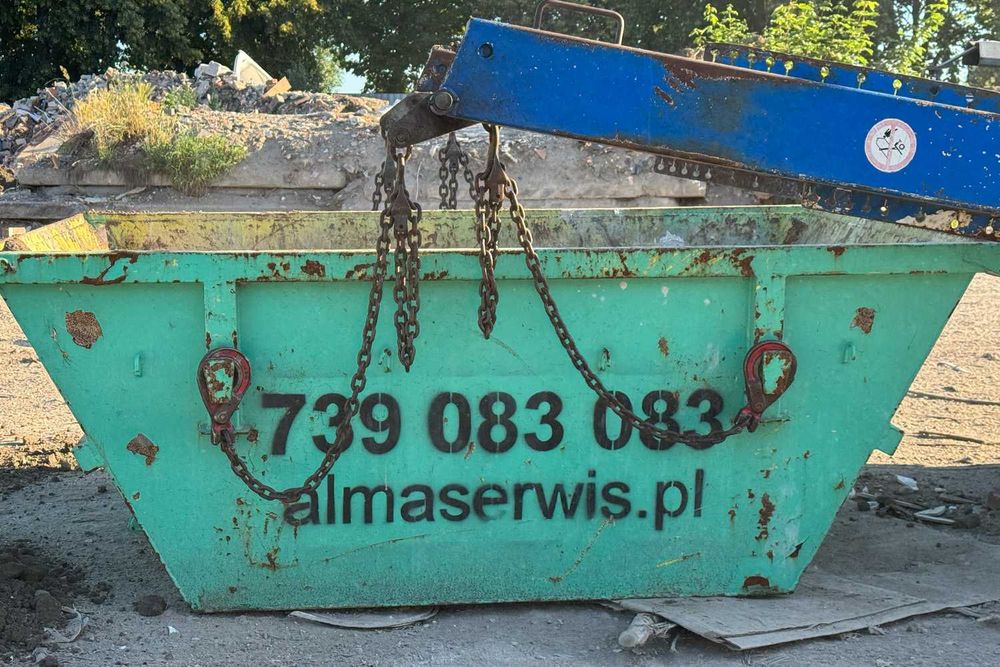 tanie KONTENERY na odpady wywóz GRUZU śmieci - MOSINA i okolice NAJTANIEJ