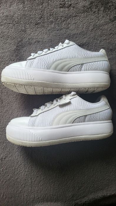 Кросівки-кеди жіночі Puma Suede Mayu St White. Б/В, розмір 39-25 см.