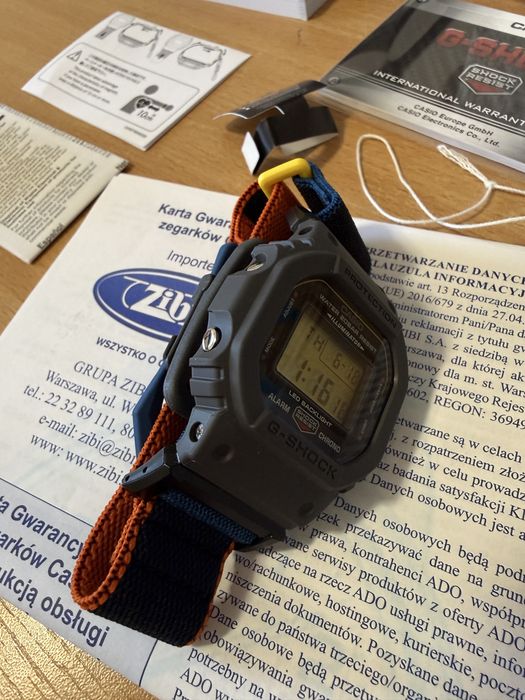 Gwarancja 3 lata paragon Nowy Casio G-shock DW 5600MNC