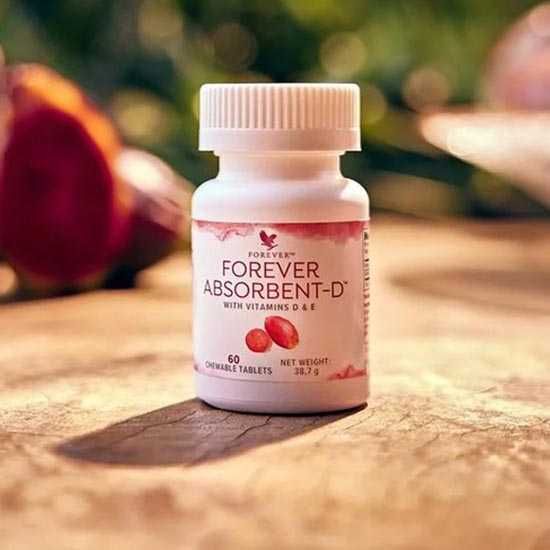 НОВИНКА! Форевер Абсорбент-D, жувальні таблетки, вітамін D, E (США)