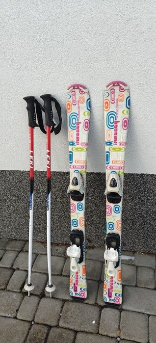 Narty Tecno Pro 100 + kijki Leki