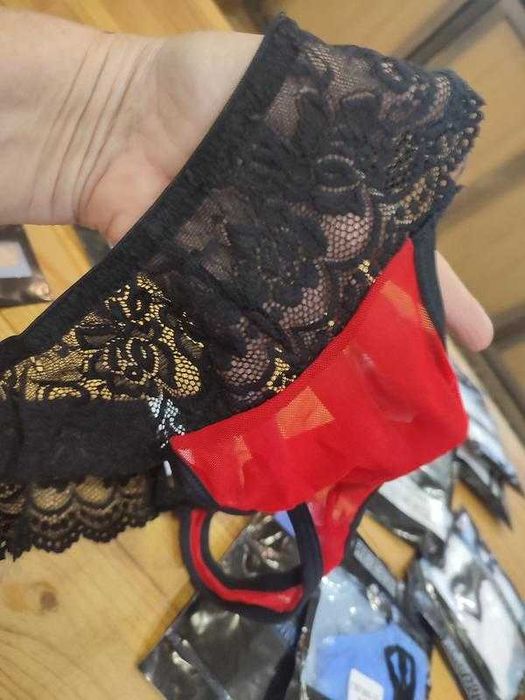 мужские ажурные трусики  стринги от бренда  Clever-все размеры -2 вида