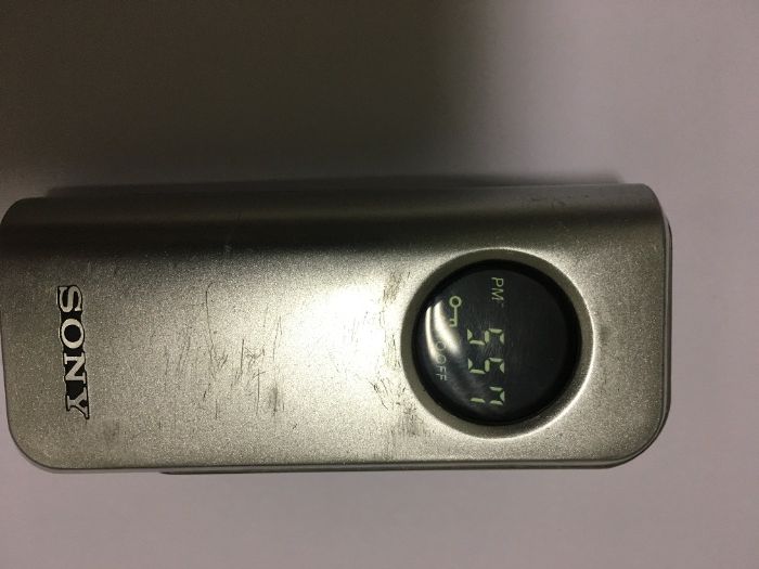Rádio de bolso Sony FM Stereo/AM Pocketable Radio M 98 Silver SRF-M 98