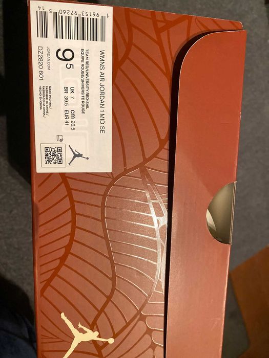 Nike WMNS Air Jordan 1 MID SE Red 41