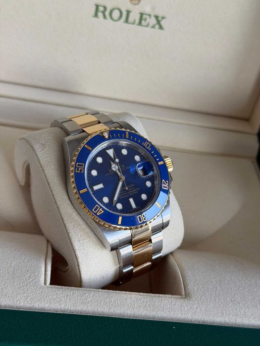Rolex Submariner Date Bluesy | 41mm | Używany | Rok 2018 | ref. 116613LB | pełny zestaw | dokumentacja | okazja