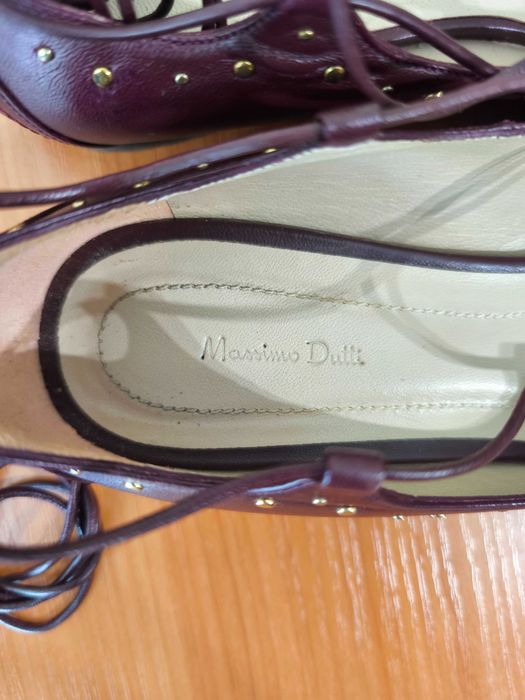 Massimo dutti шкіряні туфлі балетки