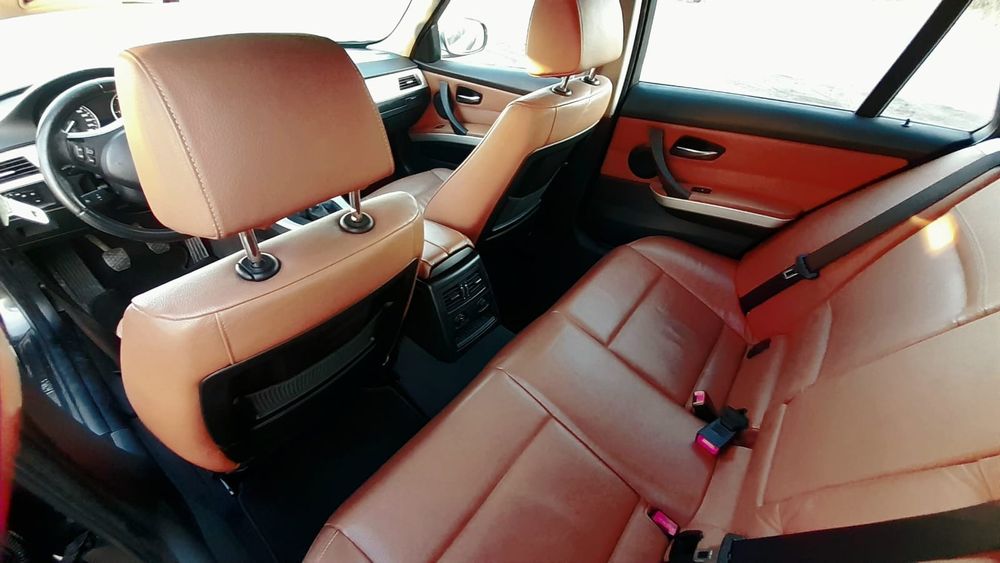 BMW e91 2.0 D 177km lift Czarny kombi