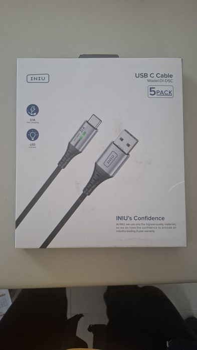 Conjunto cabos dado USB INIU