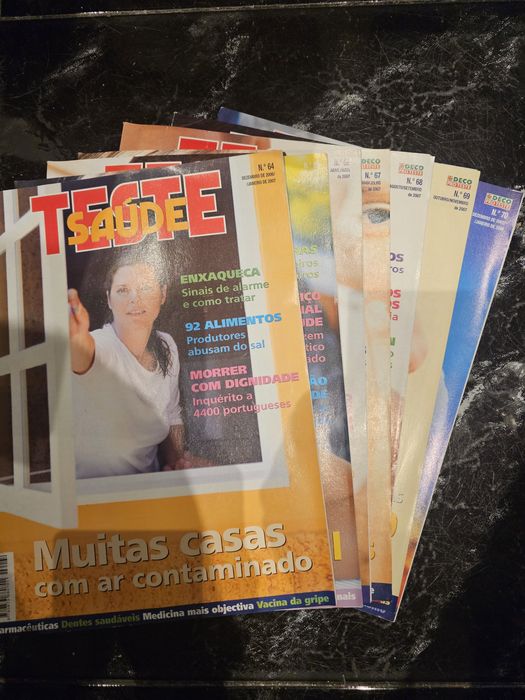 Revistas teste saude 2006 a 2014 da Deco proteste