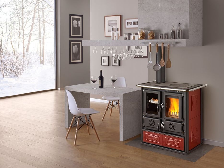 Kuchnia na drewno La Nordica Rosetta Sinistra 5.0 Ceramika