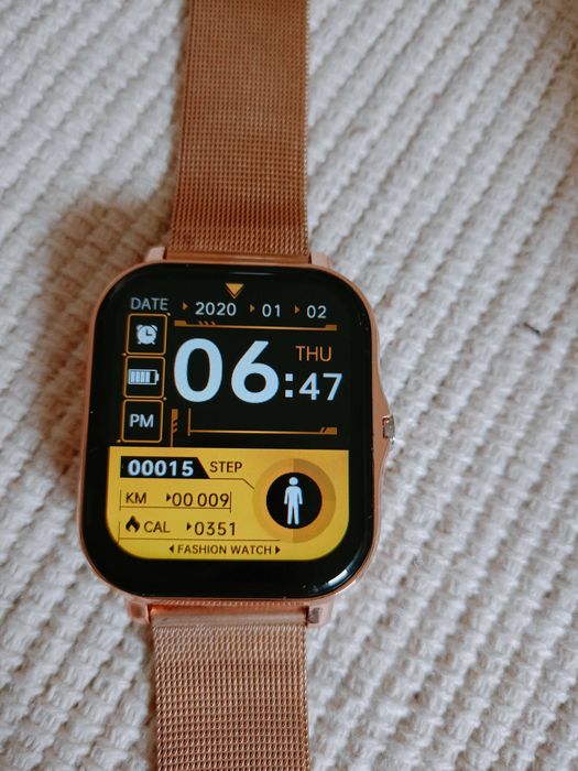 Smart watch, dwa paski, fitnes