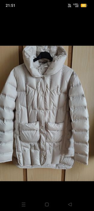 Śliczna wiosenna puchowa kurtka