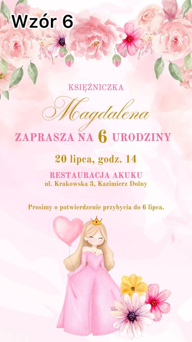 Zaproszenie elektroniczne na telefon, e-zaproszenie