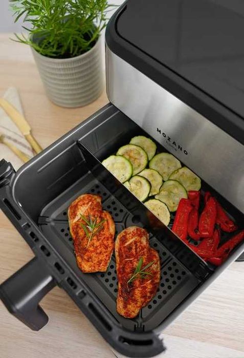 XXL DUŻA Frytkownica beztłuszczowa AIR FRYER frytownica mocna wifi 8L