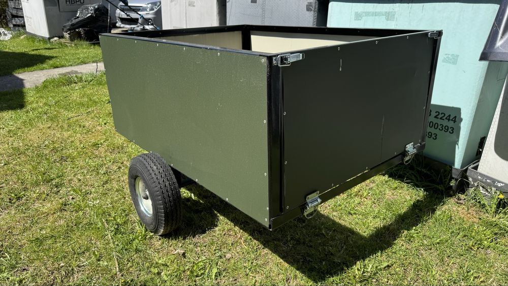 Mocna przyczepka do traktorka STIGA | Ręcznie robiona | NIE marketówka