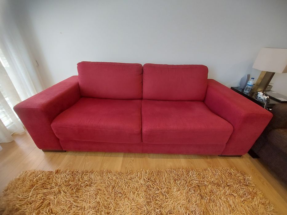 Sofá Divani&Divani by Natuzzi 3 lugares – confortável e em bom estado