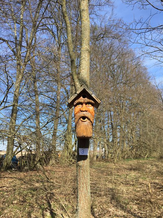 Budka lęgowa dla ptaków – „Bajkowy Dziadek – Podwójny domek”