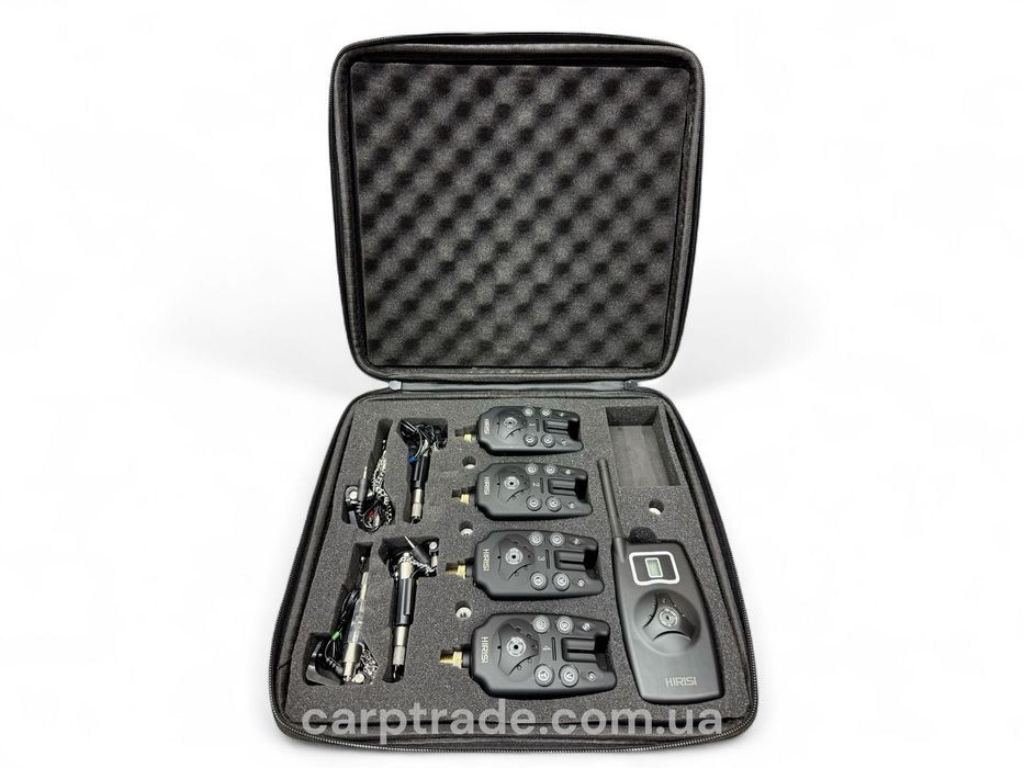 Коропові сигналізатори клювання з свінгерами Hirisi набір 4+1