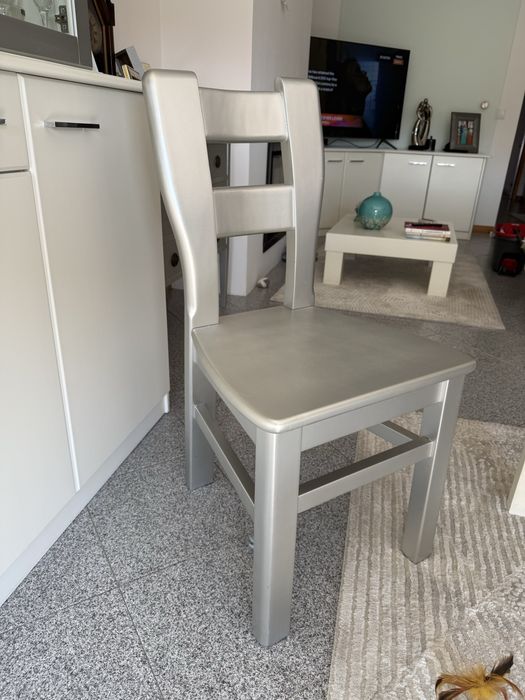 6 Cadeiras madeira maciça