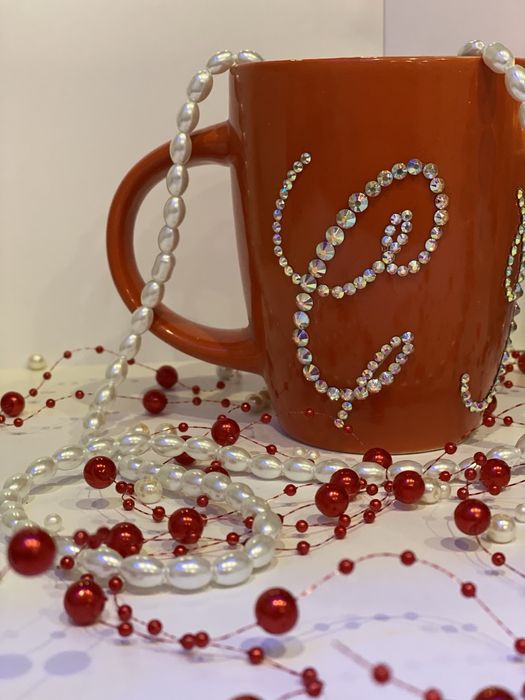 Чашка зі стразами