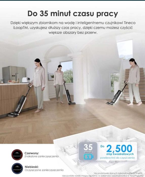 Nowy Tineco One S6 odkurzacz mop lepszy od hizero 2w1