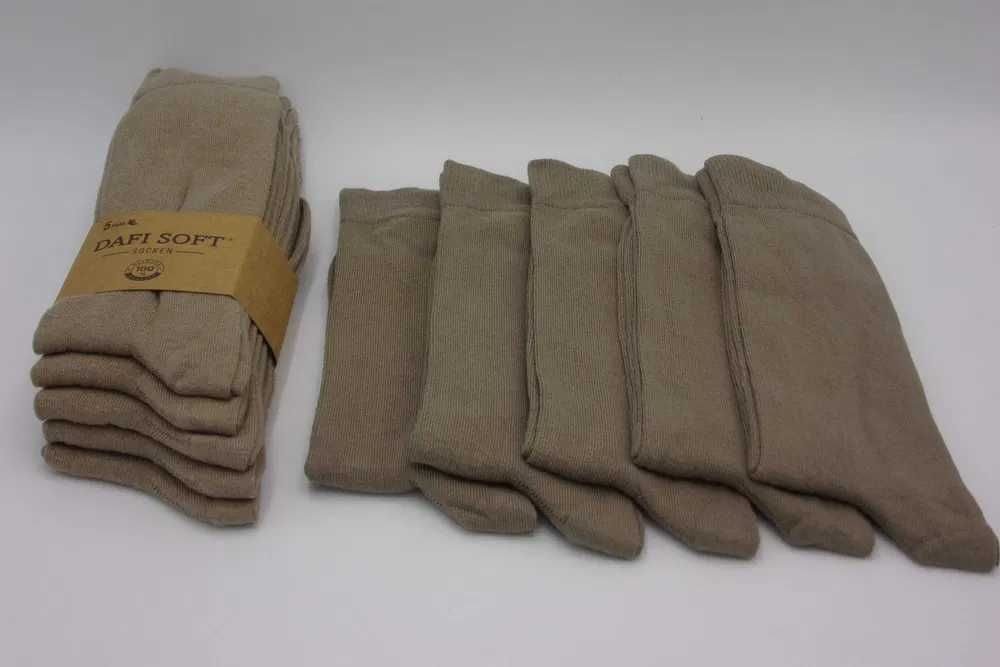 5 par. Skarpety bawełniane męskie, duży rozmiar 47/49.