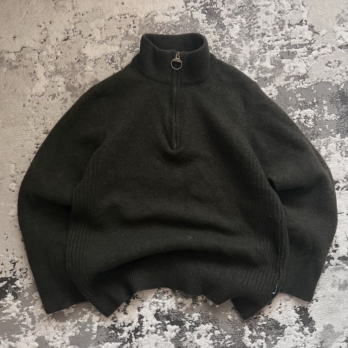 Вовняний светр джемпер Barbour Holden Half Zip 100% Wool Ідеальний