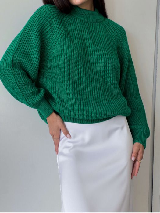 Светр жіночий Leman one size зелений