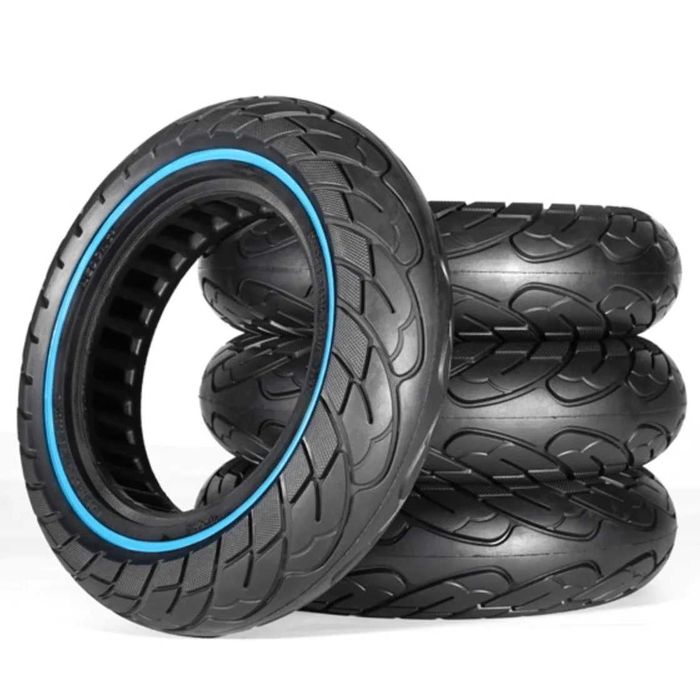 Pneu Sólido 8,5×2-6,1 Vermelho [Nedong] Trotinete Elétrica Xiaomi