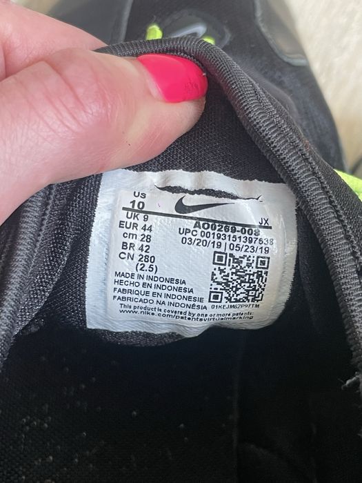 Кросівки Nike Air zoom 2000 green black, 44 розмір