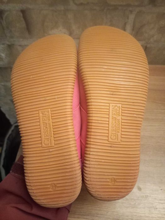 Slippers Giesswein SÖLL SLIM FIT Barefoot, босоногая обувь на девочку.