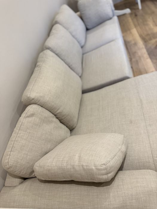 Sofa/narożnik beżowy Beliani Oslo