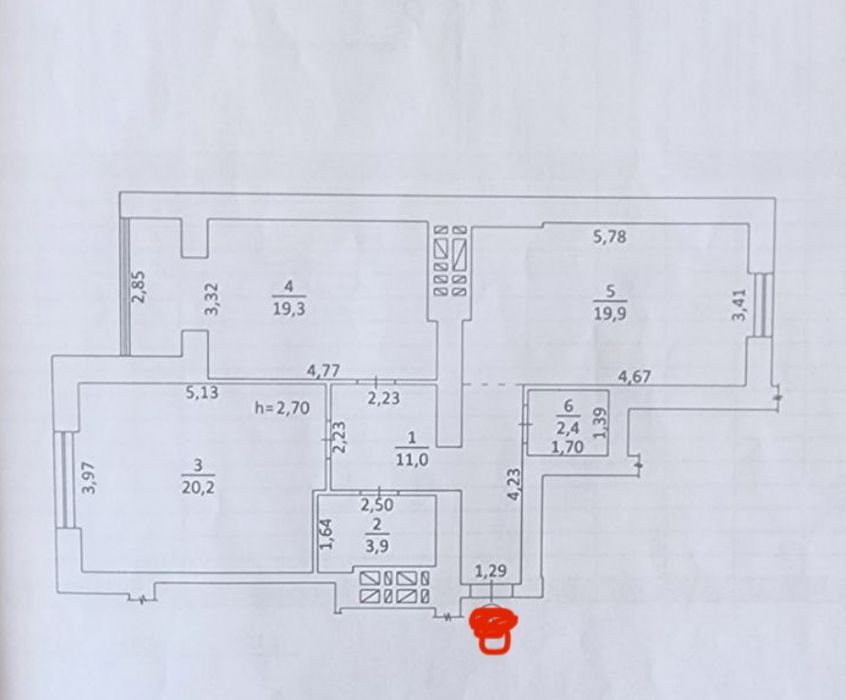 ЖК «Гранд Парк» новобудова, здана в 2021 р., 2/11 поверх,держ програми