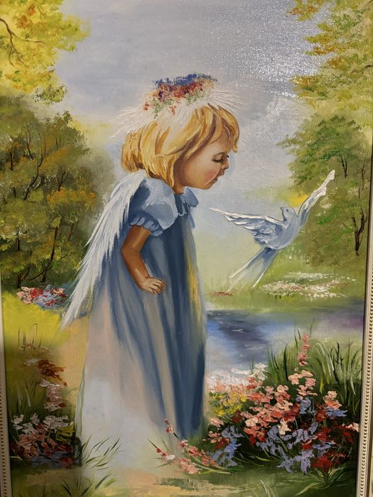 Продам картину дівчинка-ангел