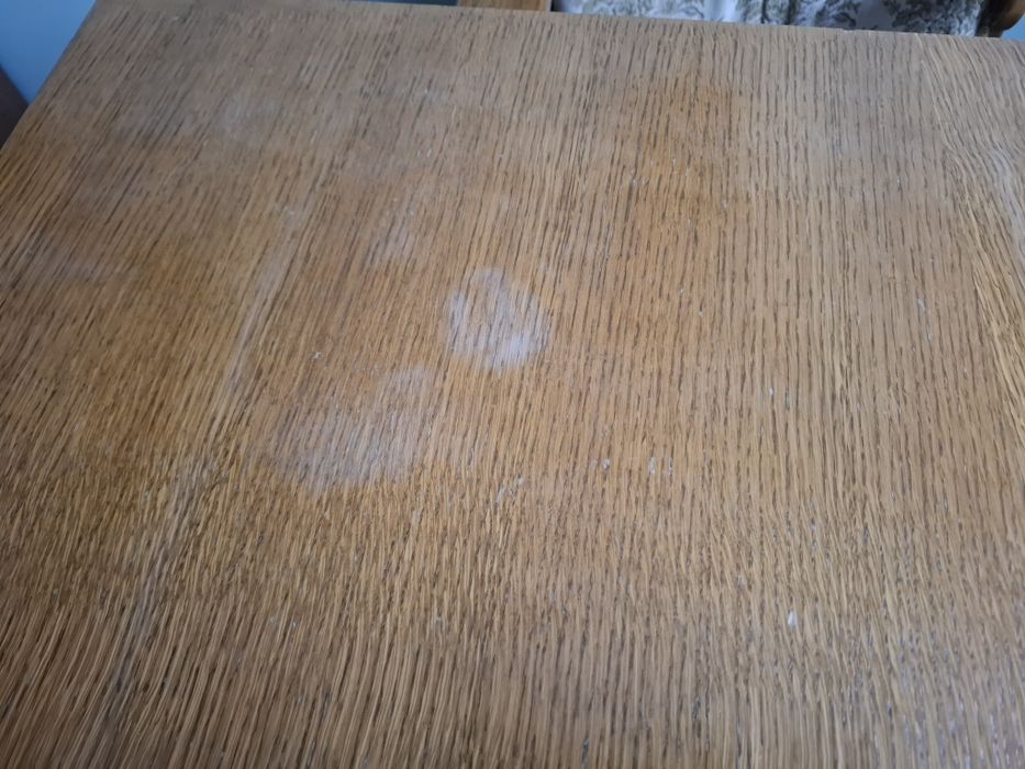 Zestaw rozkładany stół dębowy z krzesłami