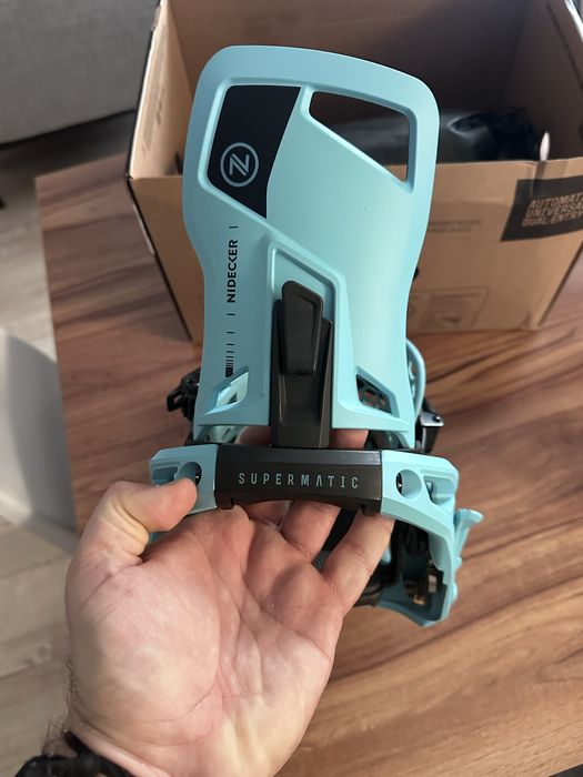 Nidecker Supermatic L – NOWE wiązania snowboardowe Warszawa
