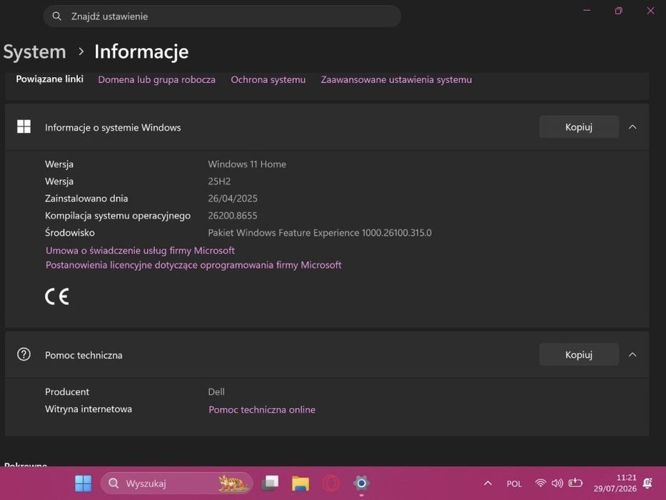 Dell G15 5510 – Laptop Gamingowy