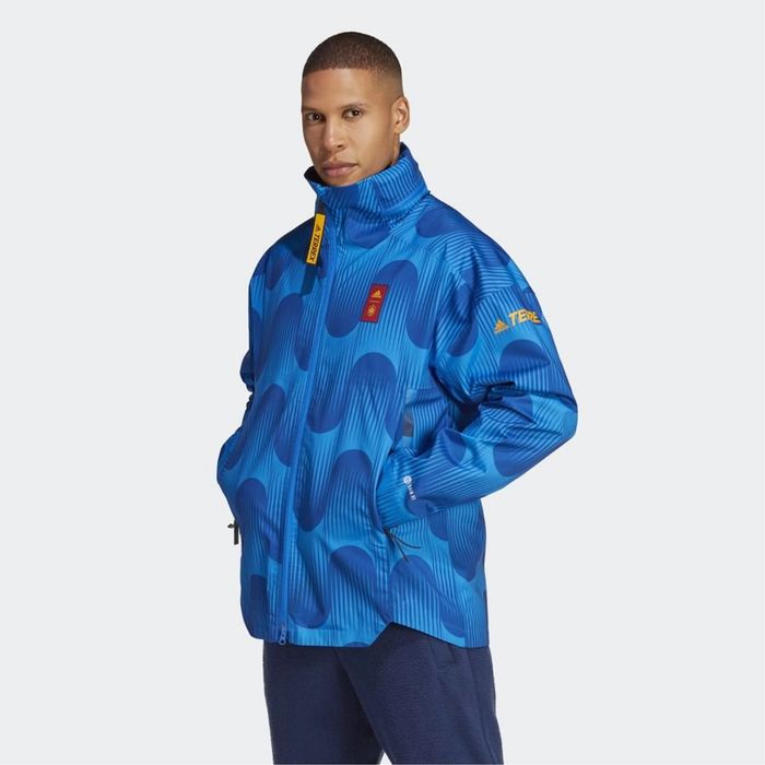 Технологічна куртка дощовик adidas myshelter spain (розмір s / m) чоловіча