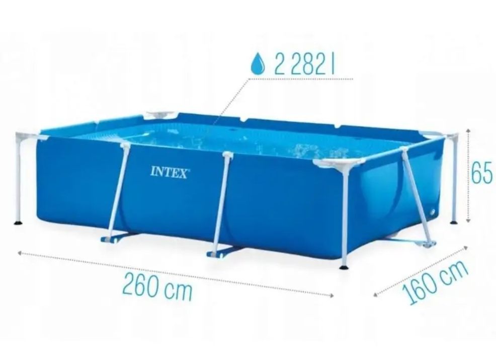 Каркасный бассейн.Детский бассейн с навесом. Бассейн с крышей. Intex.Игровой центр