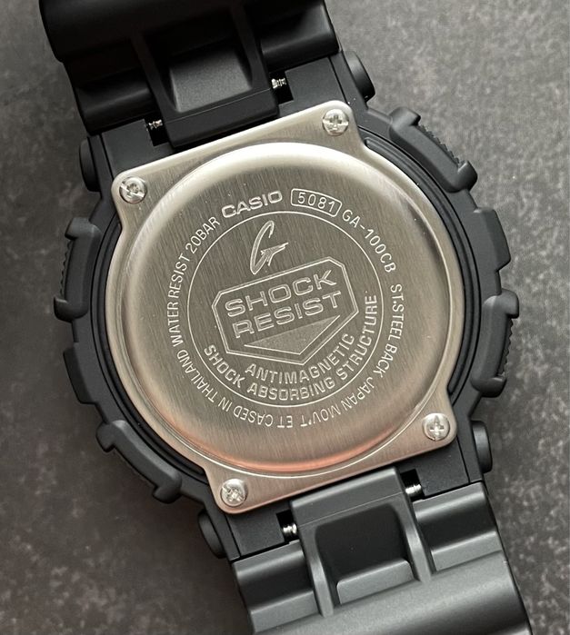 Годинник чоловічий Casio G-Shock GA-100CB-1A новий оригінал камуфляж