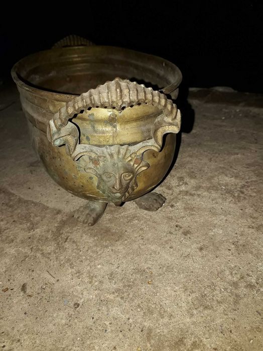 Kosz na owoce mosiądz