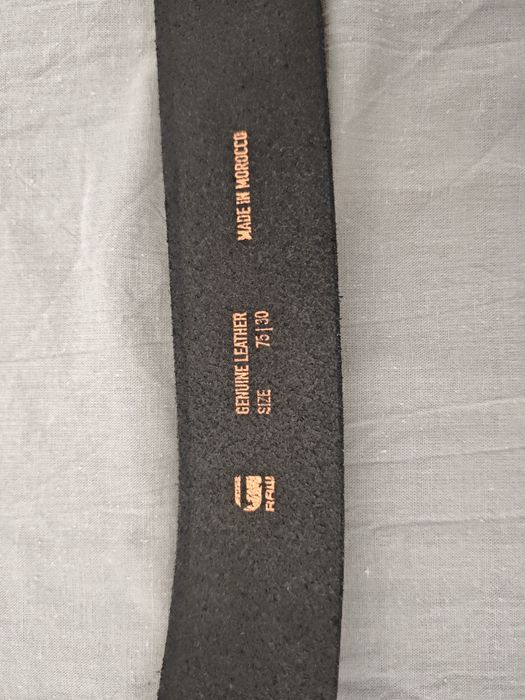 Cinto (novo)marca GSTAR em pele de búfalo