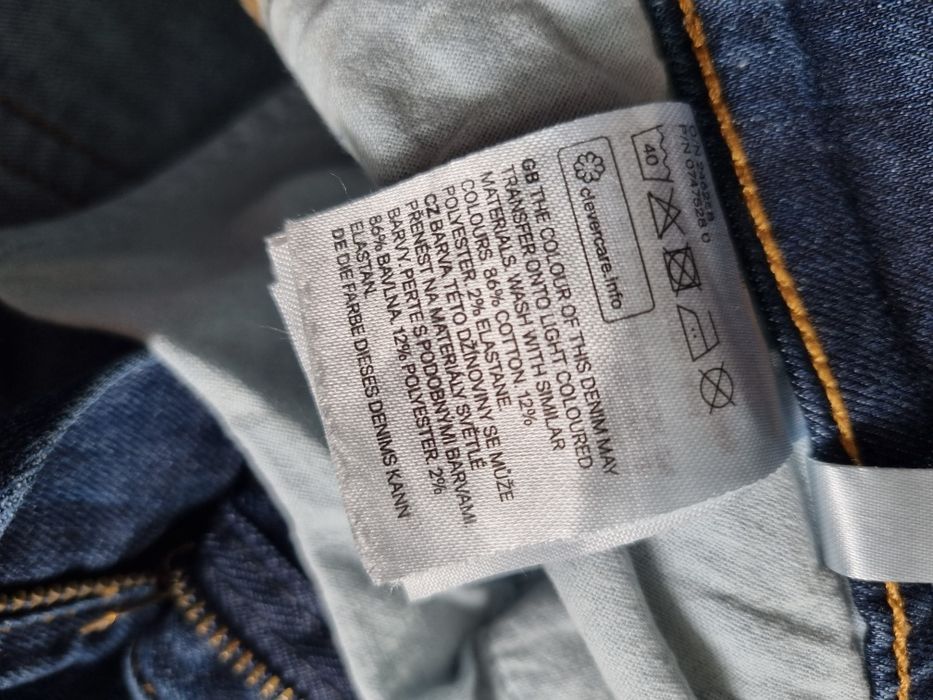 Spodnie jeansy skinny 164