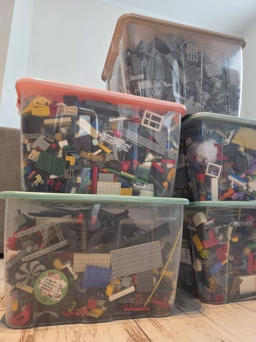Klocki Lego 25 kg pomieszane