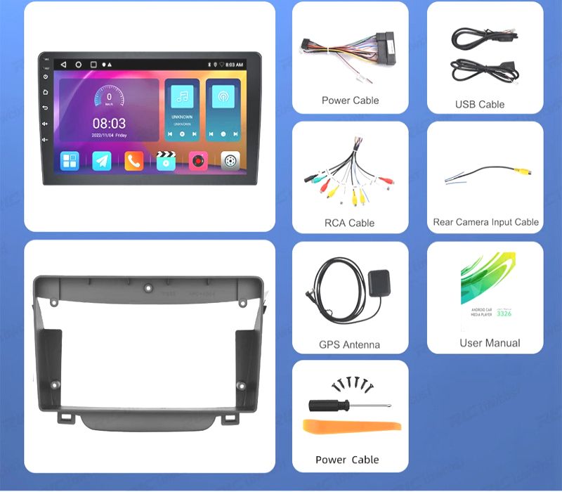 RÁDIO GPS ANDROID 13 HYUNDAI I30 07-11