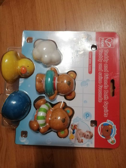 Игрушки для ванной комнаты «Teddy and Friends Squirts» TM Наpe 0 мес.+