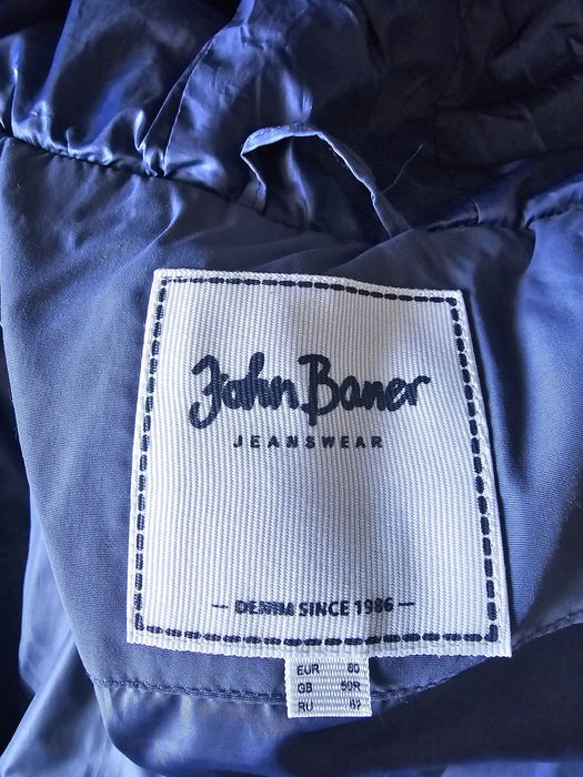 Куртка фирмы John Baner цвет синий и серый