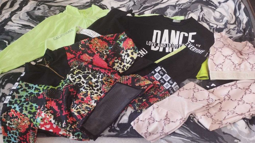 Костюм спортивний для тренувань танців гімнастики River island H&M